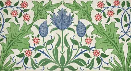 Motif de papier peint floral